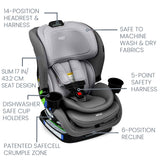 Britax Poplar™ Convertible Car Seat, STONE ONYX