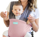Moby Easy Wrap Baby Carrier - Dusty Rose