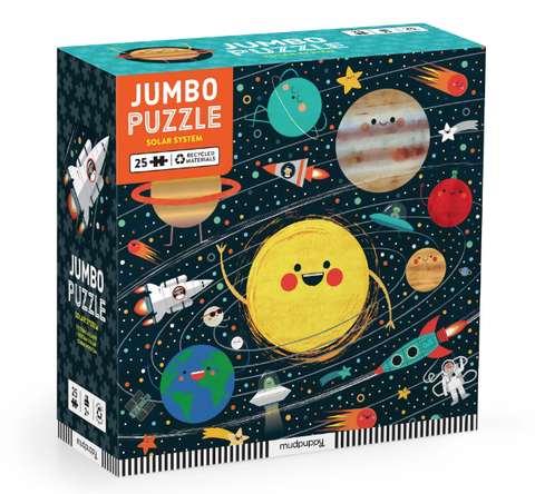 Mudpuppy Jumbo Puzzle 25pc - Solar System