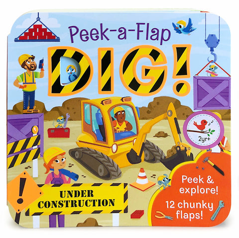 Peek-a-Flap Dig! Book
