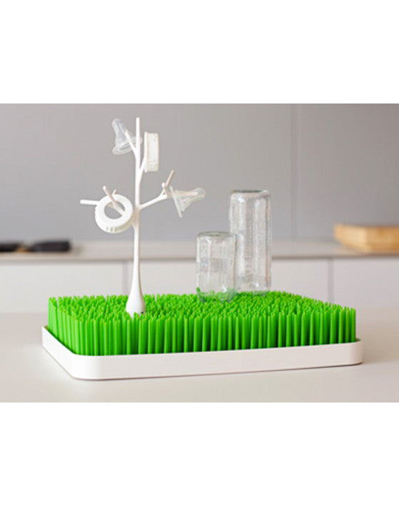 Boon Grass Countertop Drying Rack, Low-Profile Easy to Clean Baby Bottle  Drying Rack, Green