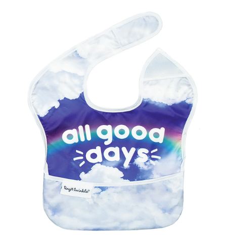 Tiny Twinkle Mess-Proof Easy Bib - All Good Days