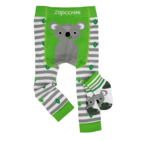 Zoocchini Leggings & Socks Set - Kai the Koala