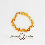 Healing Baltic Amber Bracelet/Anklet Child 5.5"