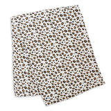 Lulujo Swaddle Bamboo Blanket - Leopard