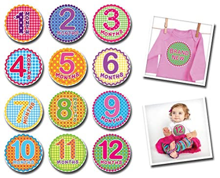 Sticky Bellies Milestone Stickers - Oh Sew Adorable