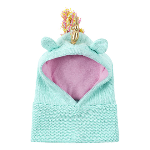 Zoocchini Baby Knit Balaclava Hat -Allie the Alicorn 6-12 Months