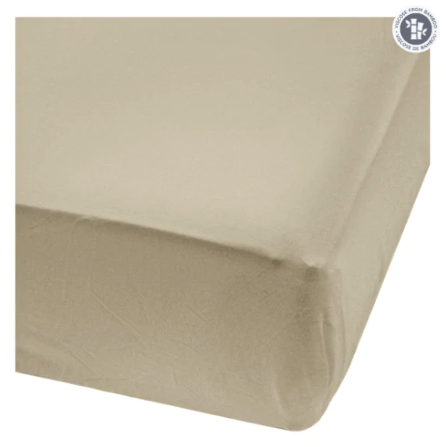 Perlimpinpin Bamboo Fitted sheet - Taupe