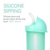 BOON Swig Silicone Straw Cup 9oz - Mint