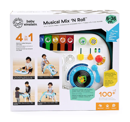 Baby Einstein Musical Mix ‘N Roll 4 in 1 Activity Walker