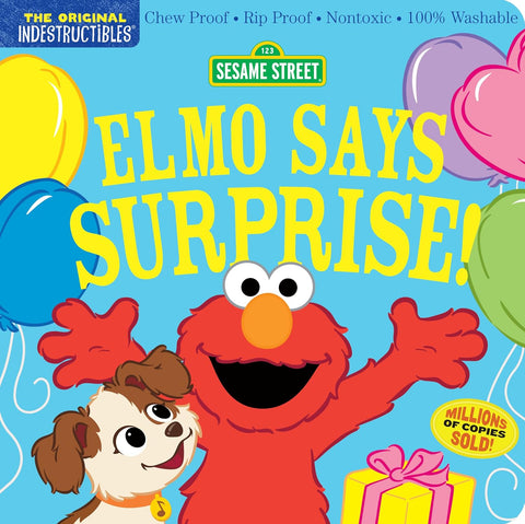 Indestructibles Sesame Street: Elmo Says Surprise!