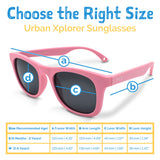 Jan & Jul Kids Urban Polarized Sunglasses - White Aurora