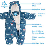 Jan & Jul Baby Snowsuit - Arctic XL