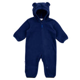 Jan & Jul Baby Fleece Suit - Navy (Large 12-18mths)