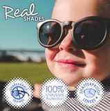 Real Shades Chill Unbreakable UV Fashion Sunglasses, Black