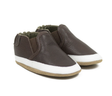 Robeez Soft Sole Liam Basic Chocolate Slippers