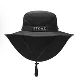Stonz Sun Hat - Black (2-6 years)