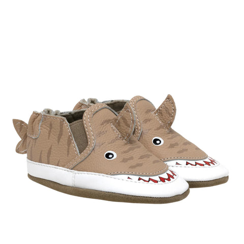 Robeez Soft Sole Slippers - Tiger Shark