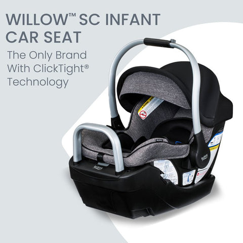 Britax Willow SC Infant Car Seat:  Pindot Onyx