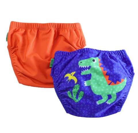 Zoocchini Swim Diaper 2 Piece Set - Dinosaur