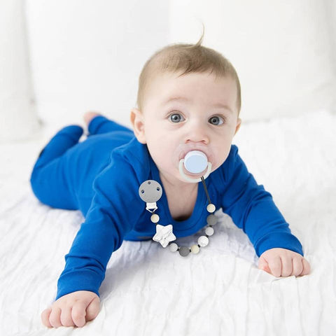 Kushies Silibeads Pacifier Clip - STAR