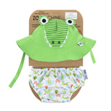 Zoocchini Swim Diaper & Sun Hat Set - Alligator