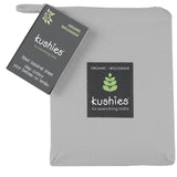 Kushies Organic Jersey Cotton Fitted Bassinet Sheet - Grey