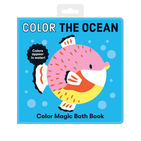 Mudpuppy Color the Ocean Magic Bath Book