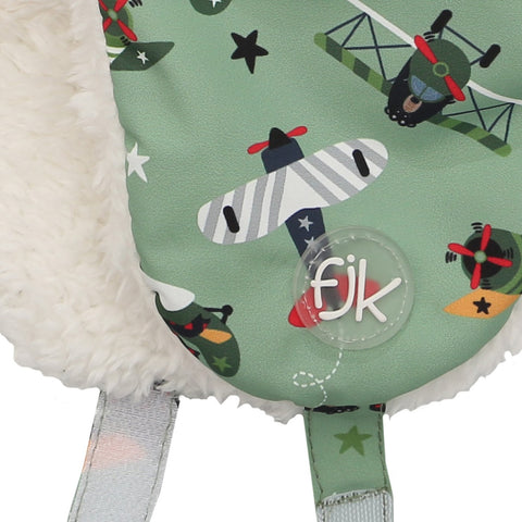 Flapjackkids Water Repellent Trapper Hat - Black Bear Green – Royal Diaperer