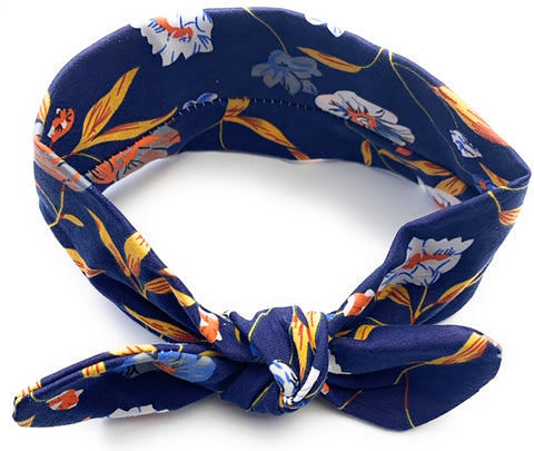 Baby Wisp Top Knot Headband - Blue Paradise