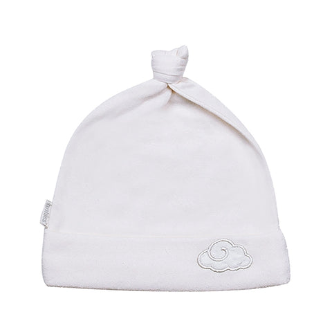 Kushies Classic Knotted Hat - White