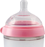 Comotomo NATURAL FLOW BABY BOTTLE COLIC PREVENTION 5oz - Twin Pack - Pink