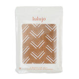 Lulujo Muslin Cotton Fitted Crib Sheet - Mudcloth