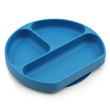 Bumkins Silicone Grip Dish - Deep Blue