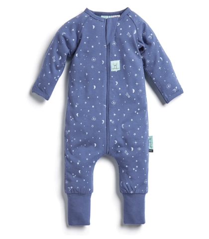 Ergopouch Long Sleeve Organic Pajamas 0.2 Tog - Night Sky