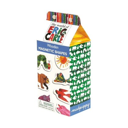 Mudpuppy Eric Carle Shapes Wooden Magnetic Shapes Set