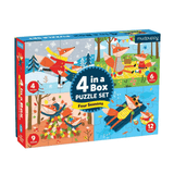 Mudpuppy 4-in-a-Box Puzzle Set - Four Seasons