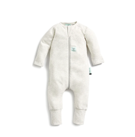 Ergopouch Long Sleeve Pajamas 0.2 Tog - Grey Marle (6-12 months)