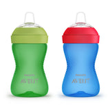 Avent My Grippy Sippy Spout Cup - 2pk Blue & Green