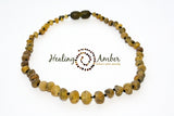 Healing Baltic Amber 13" Necklace (2-4 years) Raw