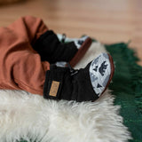 Jan & Jul Adjustable Stay-Put Cozy Fleece Booties - Bear