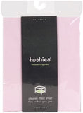 Kushies Cotton Percale Fitted Playpen Sheet - Pink