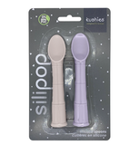Kushies Silipop Silicone Spoons 2pk - Pink/Lilac