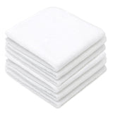 Kushies Single Ply Washcloths - WHITE