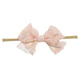 Baby Wisp Lace Headband - Light Pink