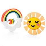 Lucy Darling Little Rainbow Teether Toy 2pk