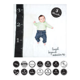 Lulujo Baby's 1st Year Milestone Blanket & Card Set - Loved Beyond Measure