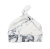 Hello World Blanket & Knotted Hat - Marble