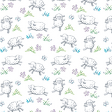Mary Meyer Little Knottie Lamb Blanket – 10×10″