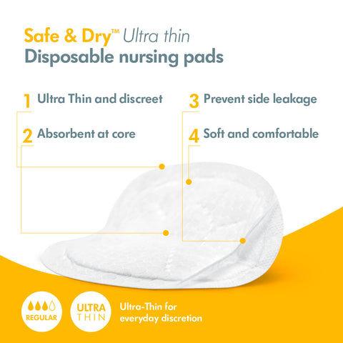 Medela Safe and Dry Disposable Nursing Pads